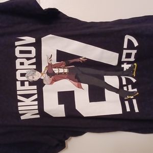 Nikiforov Yuri on Ice Crunchyroll anime Black t-shirt size XL new with tag